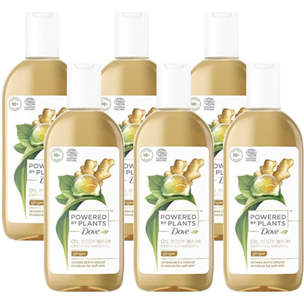 Dove Ginger Infused Bath Oil 250ml (Pack of 6)