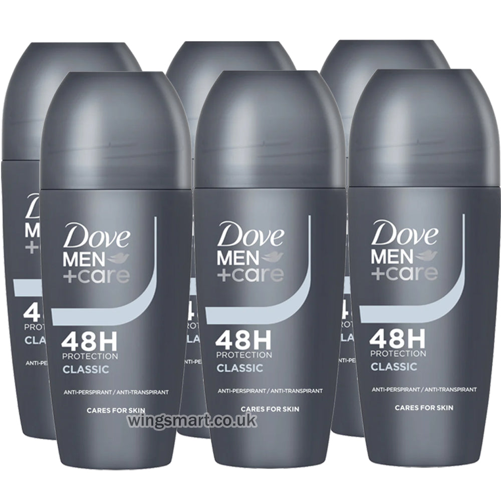 Dove Men+Care Anti-Perspirant Roll On Classic 50ml (Case of 6)