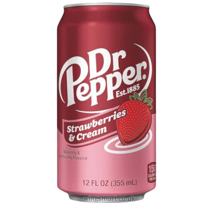 Dr Pepper Strawberries & Cream 12X355Ml