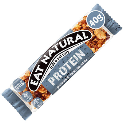 Eat Natural Protein Peanuts & Dark Chocolate Fruit & Nut Bars 40g (Box of 12)