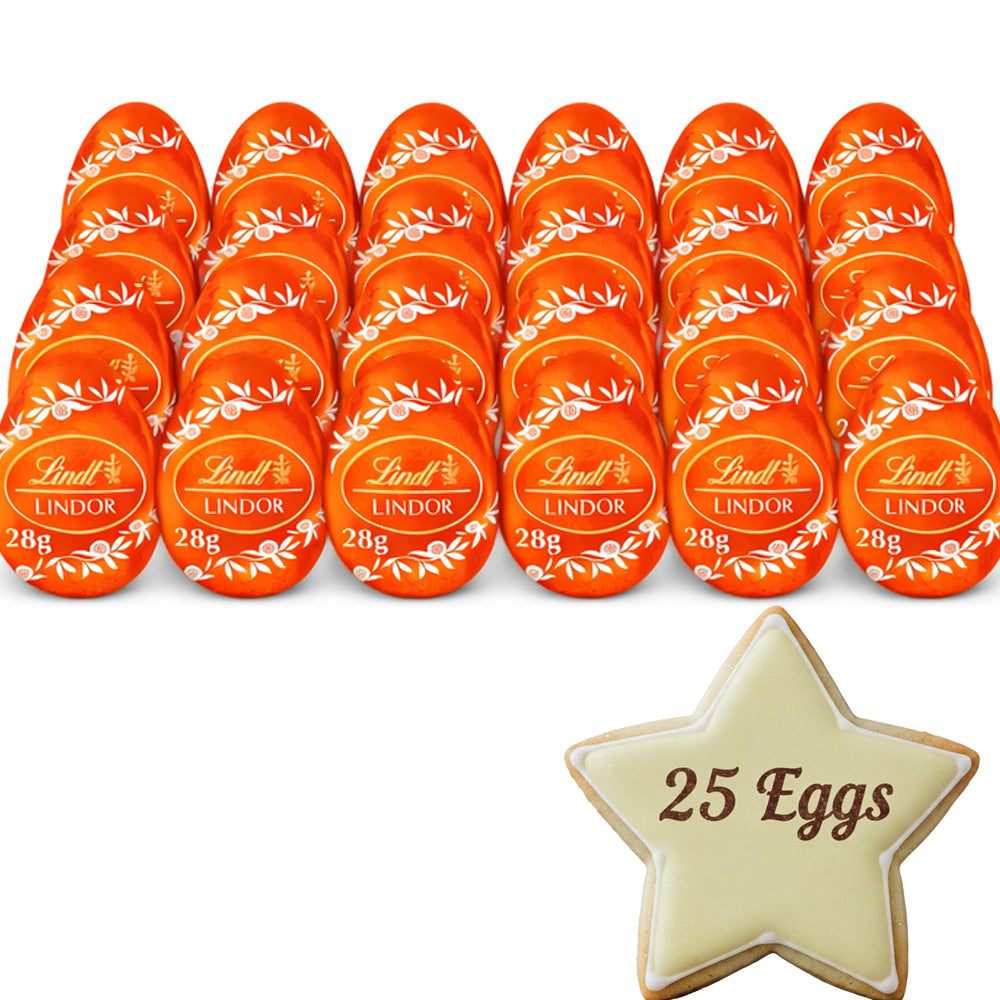 Lindt Lindor Filled Egg Milk Orange