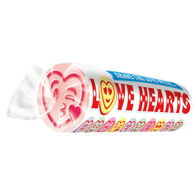 Swizzels Giant Love Hearts Rolls - 24 Count (39g Each)