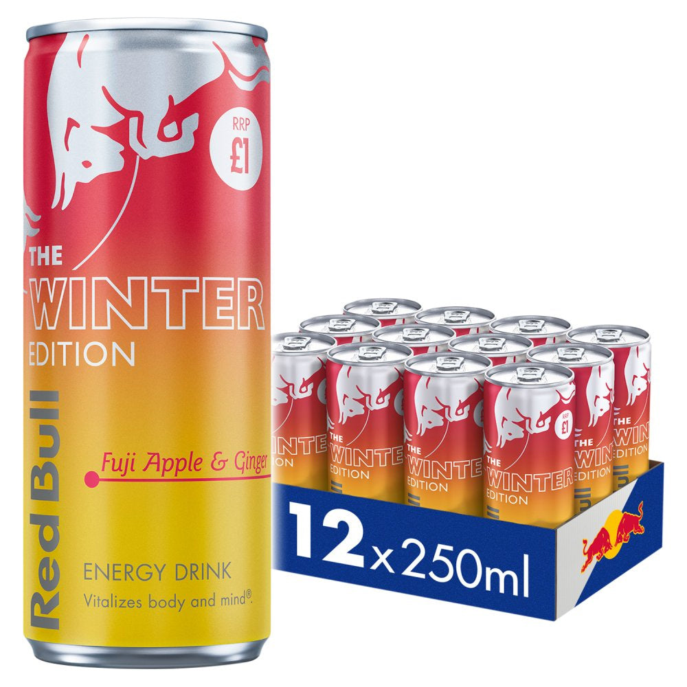 Red Bull Winter Edition Fuji Apple & Ginger 12 x 250ml