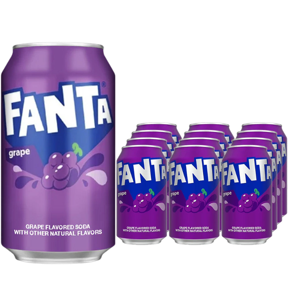 Fanta Grape Soda Can 355Ml
