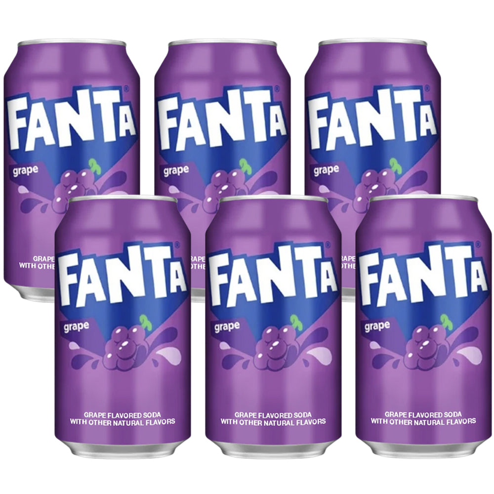 Fanta Grape Soda Can 355Ml