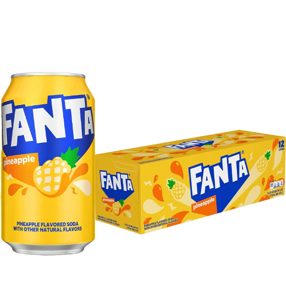 Fanta Pineapple Soda Can 355Ml