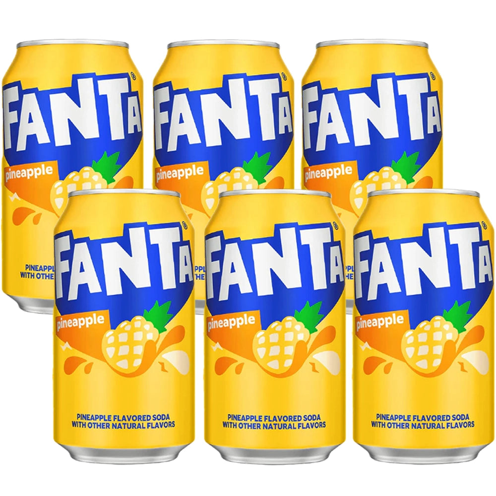 Fanta Pineapple Soda Can 355Ml