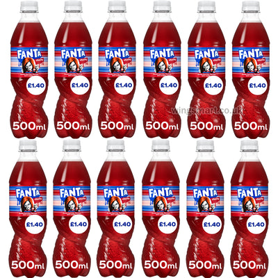 Fanta Zero Sugar Forest Berries 500ml Bottles – Pack of 12 PMP