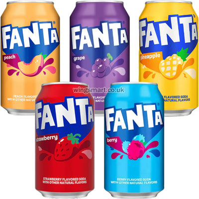 Fanta Mixed Variety Soda Pack 355ml Cans