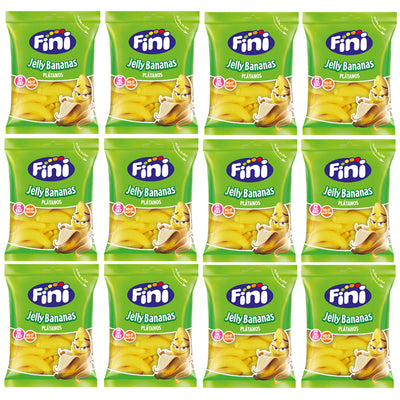 Fini Jelly Bananas 75g (Pack of 12 Bags)