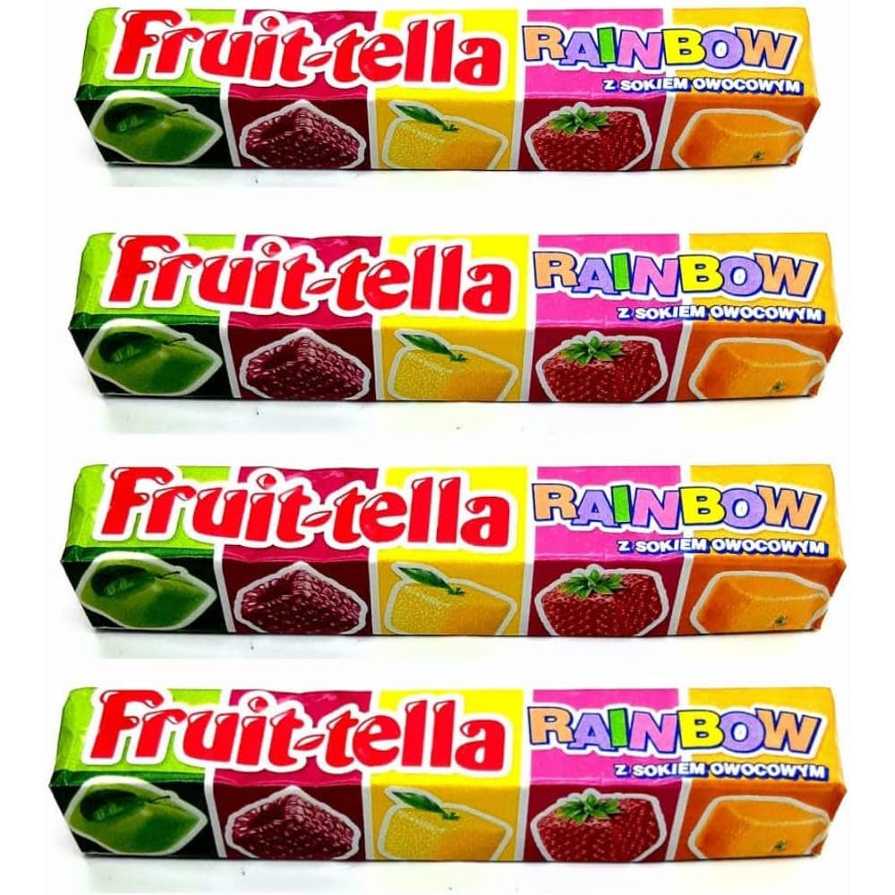 Fruit Tella Rainbow Chewy Candy 40-Pack – Fruity, Tasty & Twisty Treats