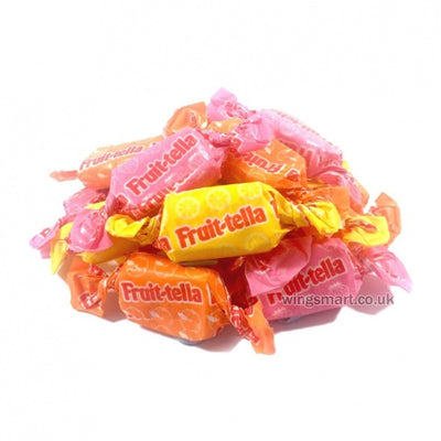 Fruit-tella Juicy Chews Strawberry Orange Lemon Fruit Flavoured Sweets Chewy Candy (1kg & 2kg)