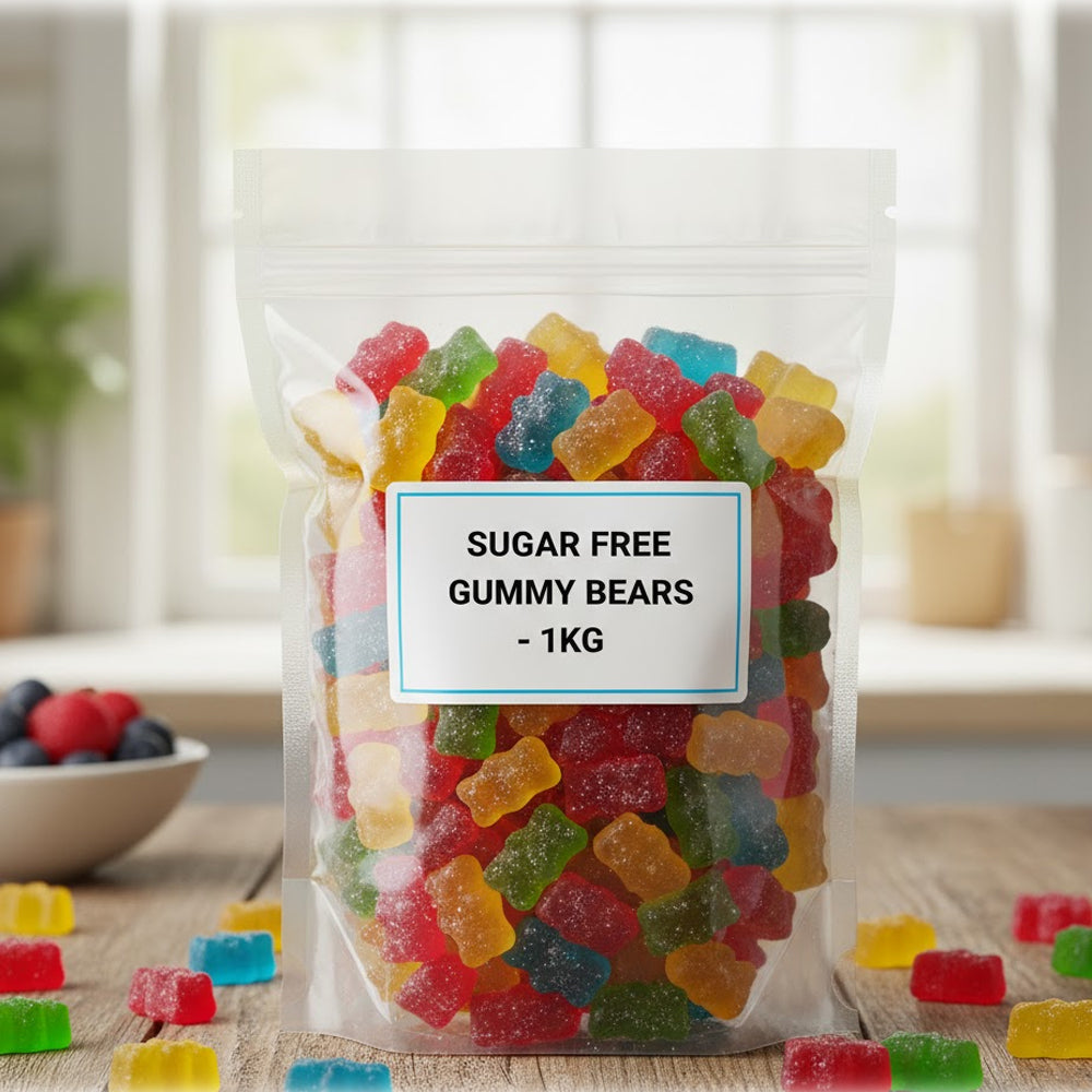 Sugar Free Teddy Bears Gummy Sweets 1kg