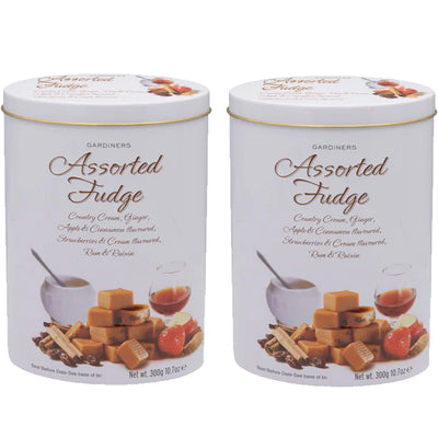 Gardiners Assorted Luxury Fudge Tin 300g