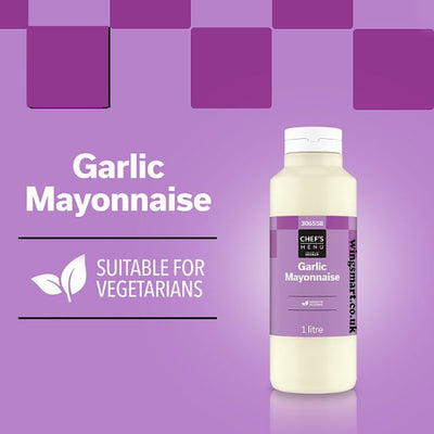 Garlic Mayonnaise Chef’s Menu 1 Litre Creamy Mayo Sauce