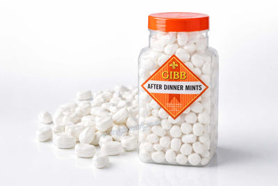 Gibbs After Dinner Mints Jar