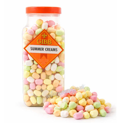 Gibbs Summer Creams 2kg Jar – Classic Soft Rock Sweets