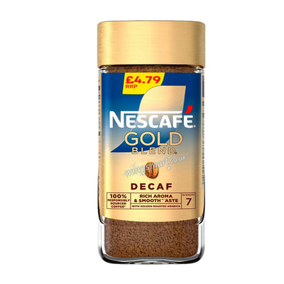 Nescafe Gold Blend Coffee Range Instant & Decaffeinated 95g