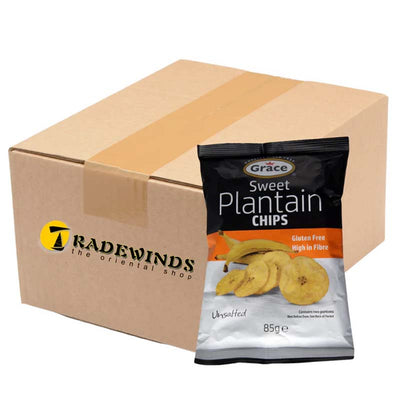 Grace Sweet Plantain Chips 85g – Box of 9