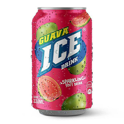 Ice Guava Sparkling Drink Can 330ml(Pack of 24)