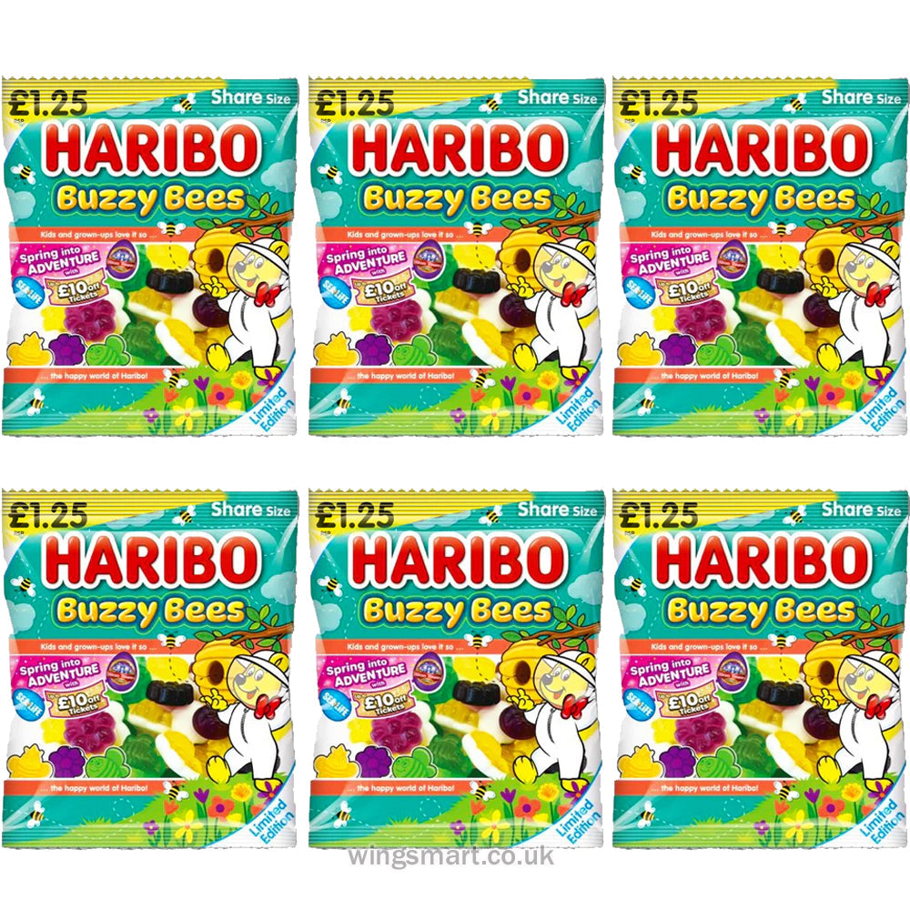 Haribo Buzzy Bees PMP Share Bags 140g