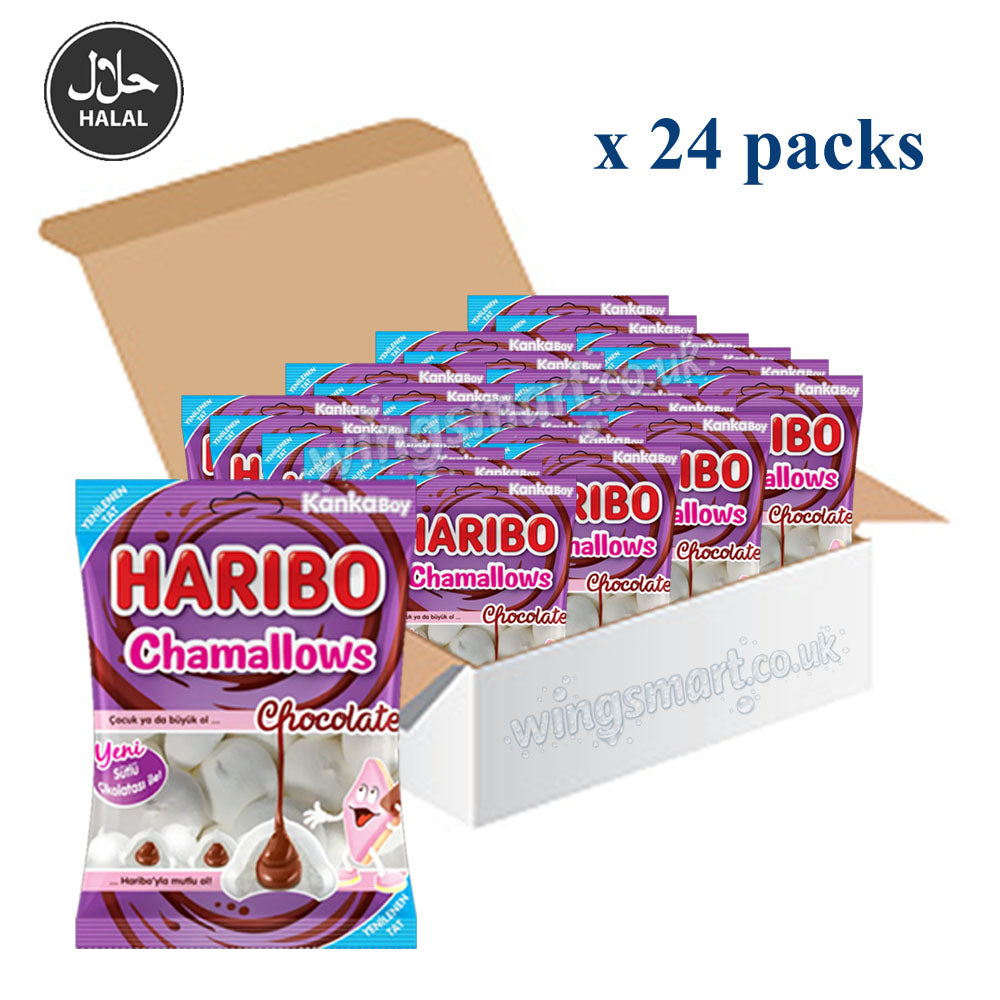 Haribo Halal Chocolate Chamallows 70g
