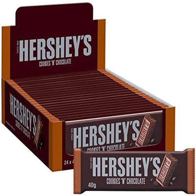 Hershey's Cookies & Chocolate Bar 40g (Box Of 24)
