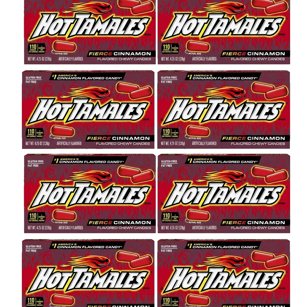 Hot Tamales Fierce Cinnamon Theatre Box 120g
