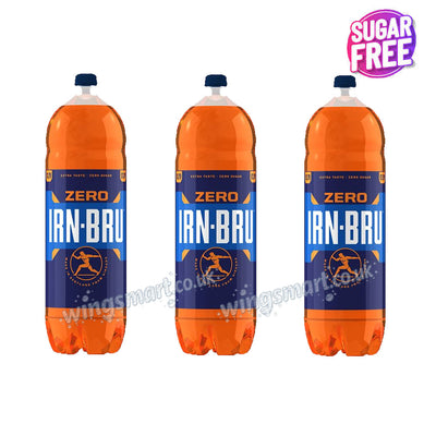 Irn-Bru Zero Sugar 2L Sparkling Low Calorie Soft Drink