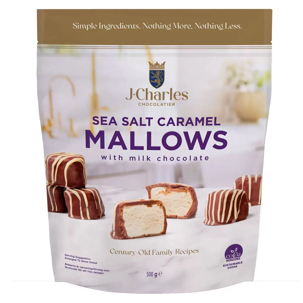 J.Charles Sea Salt Caramel Mallows, 500g