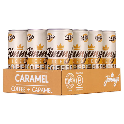 Jimmy's Caramel Iced Coffee PMP 250ml (Pack of 12)