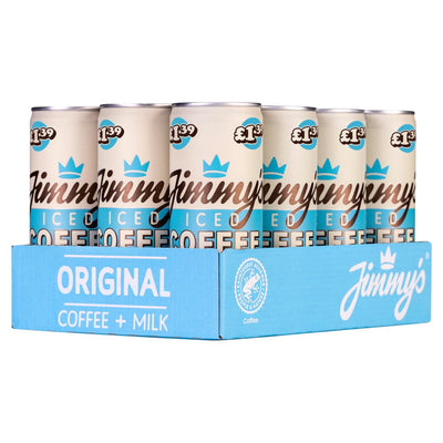 Jimmy’s Original Iced Coffee Cans PMP 250ml (Pack of 12)