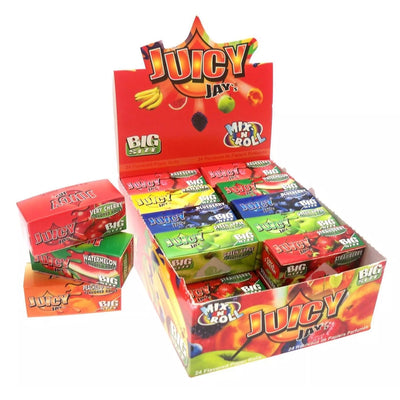 Juicy Jay’s Mix ‘N’ Roll Rolling Paper Rolls – 24 Pack