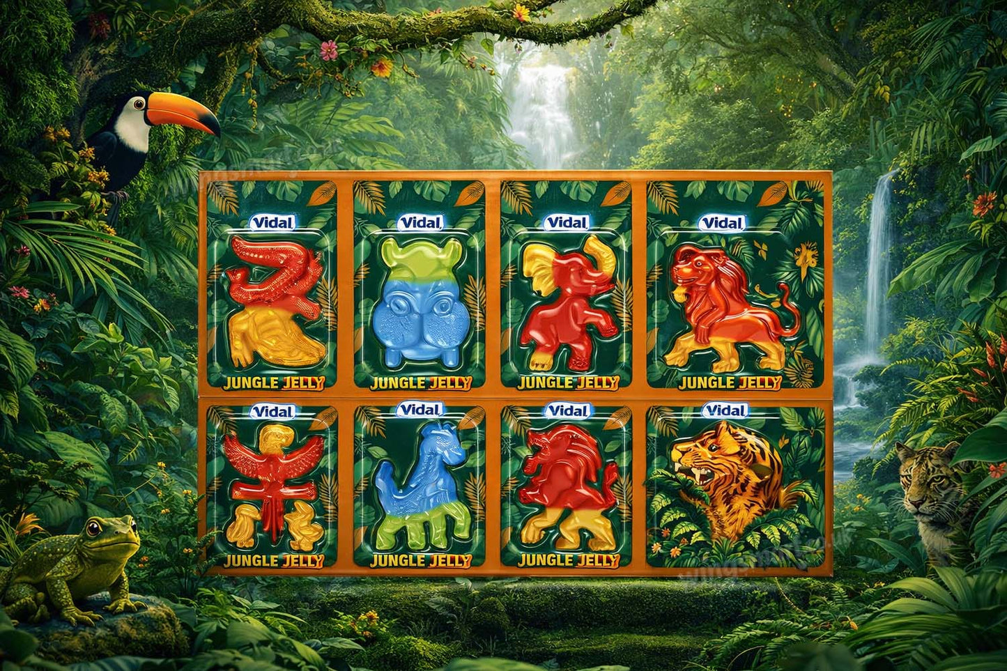 Vidal Jungle Jellys 66 Count – Fruity Jungle Gummies