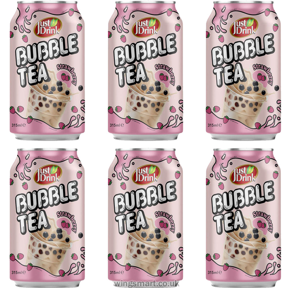 Just Drink Strawberry Bubble Tea 315ml