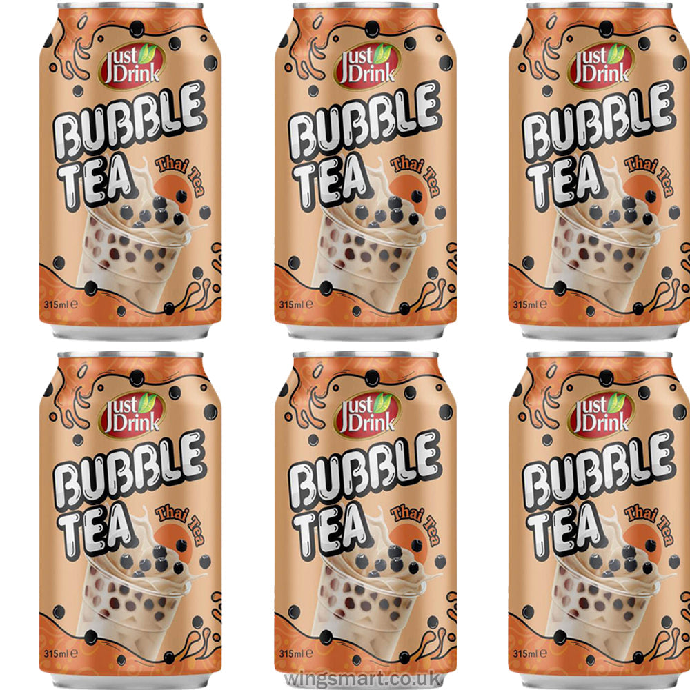 Just Drink Thai Tea Bubble Tea 315ml