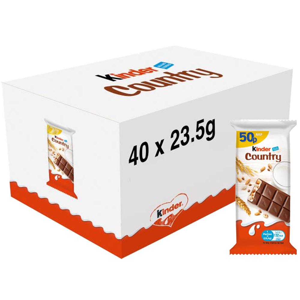 Kinder Country Milk and 5 Cereals 23.5g (Box of 40)