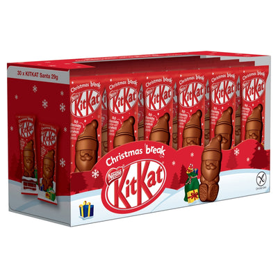 Kit Kat Santa Milk Chocolate Christmas Figure – 29g (30 Pack)