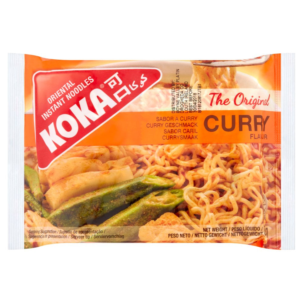 Koka The Original Curry Flavour Oriental Instant Noodles 85g × 30 Pack