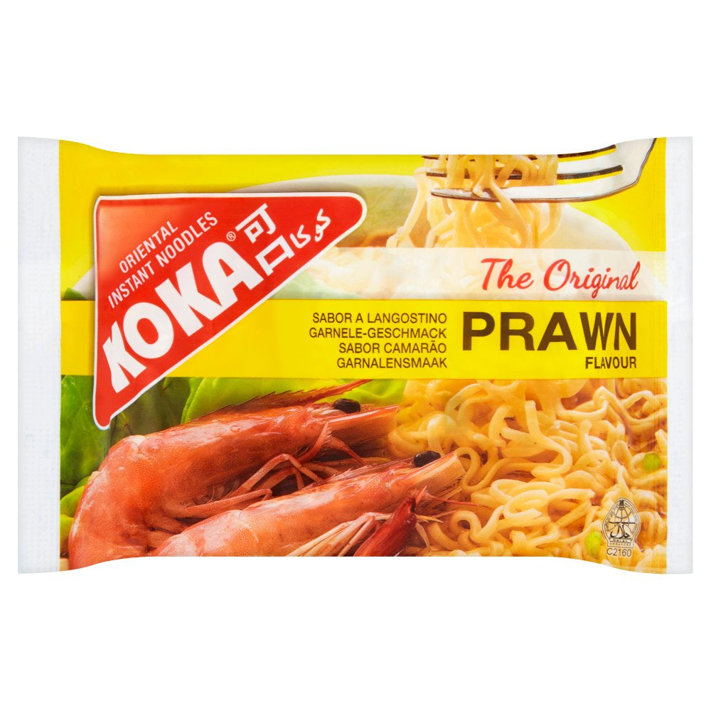 Koka The Original Prawn Flavour Oriental Instant Noodles 85g × 30