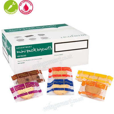 Lichfields 100 Assortment Mini Pack Biscuits (6 Assorted varieties)