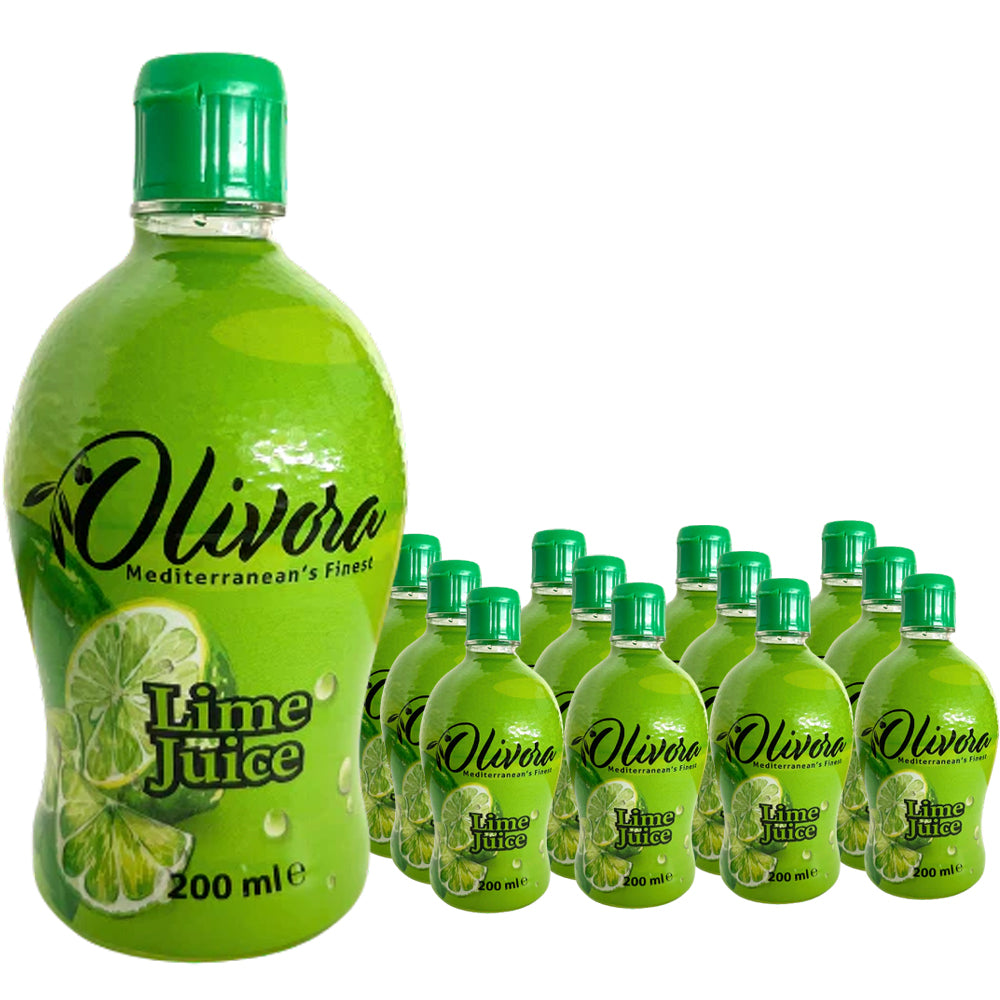 Olivora Lime & Lemon Juice 200g (6 & 12 Bottles)