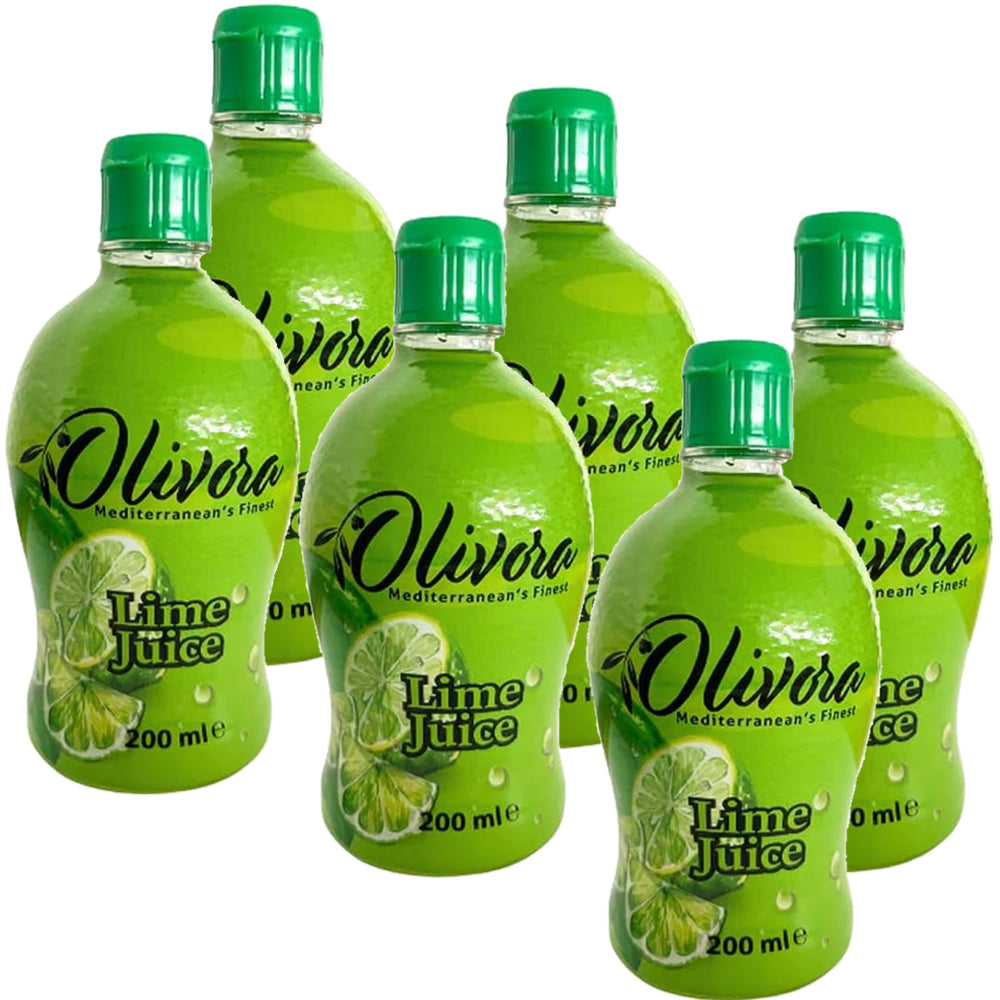 Olivora Lime & Lemon Juice 200g (6 & 12 Bottles)