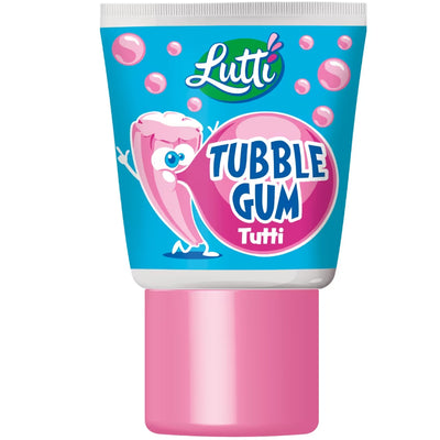 Lutti Tubble Gum Tutti Tube 35g x 18 Tutti Frutti Bubble Gum