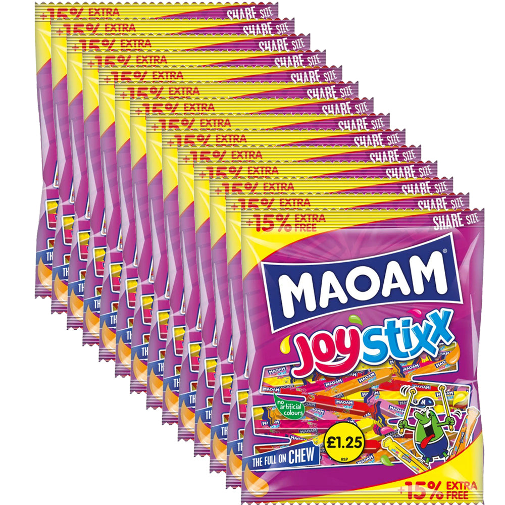 MAOAM Joystixx Fruit & Cola Flavour Chewy Sweets 14 x 161g PMP