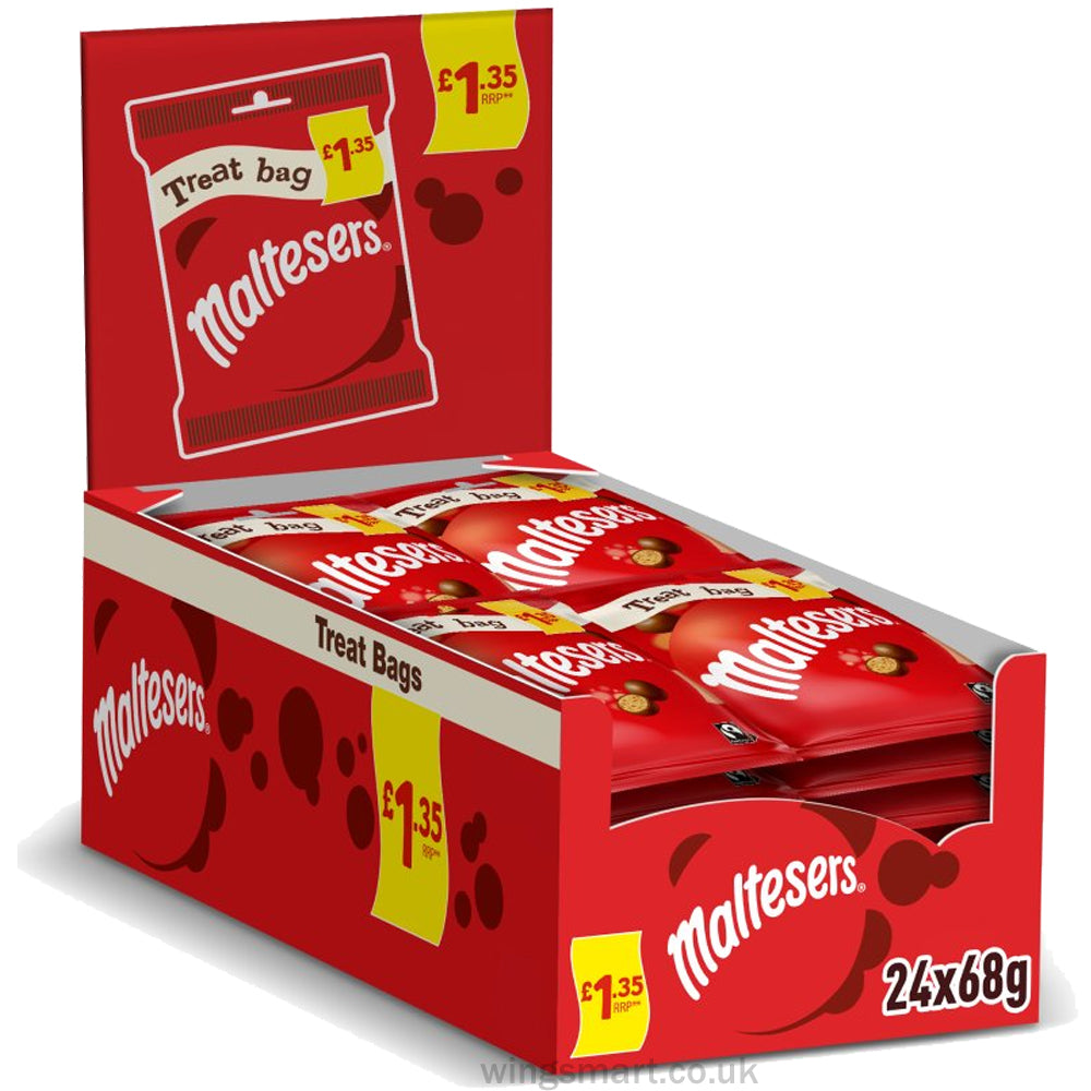 Maltesers Milk Chocolate & Honeycomb Bites Treat Bag PMP 68g