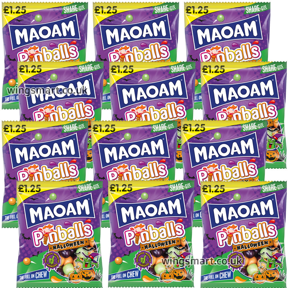 Maoam Pinballs Bag 140g PMP (Box of 14)