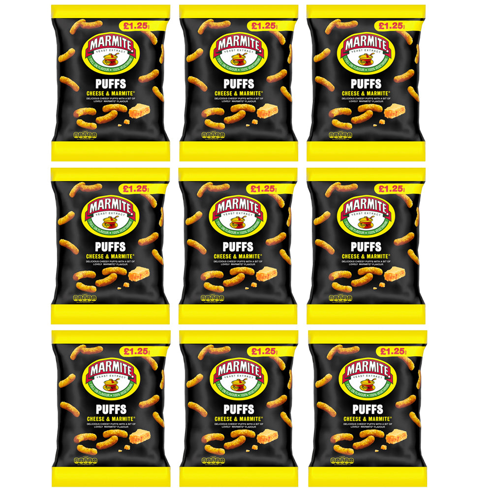 Marmite Yeast Extract Cheese & Marmite Puffs 60g