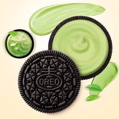 Oreo Matcha Cream Sandwich Biscuits 97g (12 Pack) – Japanese Edition