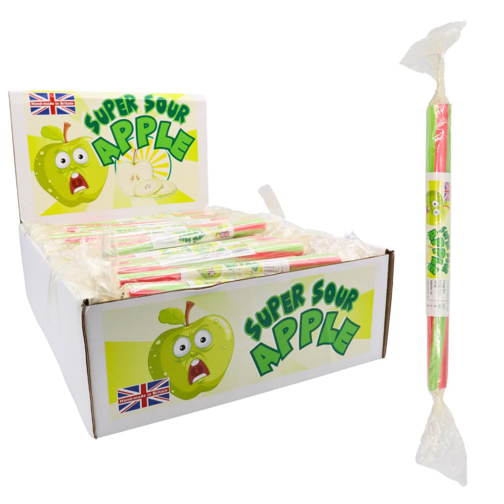 McAdams Super Sour Apple Rock 25g (Box of 120)
